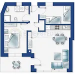 Casa vacanze Haushaelfte 11 Duene 11 Id 420 Böhl